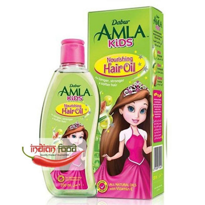 DABUR Amla Kids Hair Oil (Ulei de Par Amla pentru Copii Amla +Masline+Migdale) foto