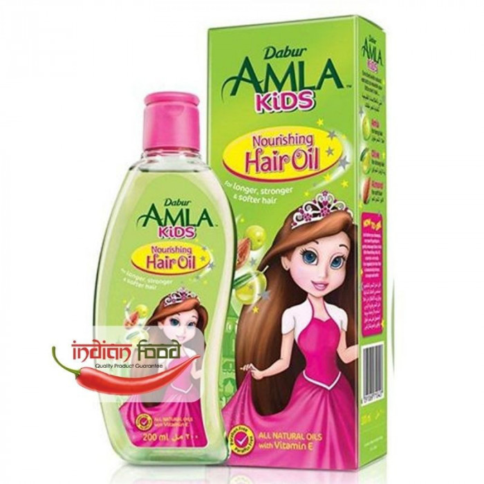 DABUR Amla Kids Hair Oil (Ulei de Par Amla pentru Copii Amla +Masline+Migdale)