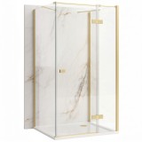 Cabina de dus Rea Atlas 80x80 Brush Gold