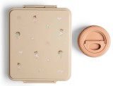 Cumpara ieftin Caserola pentru pranz cu 4 compartimente si 1 borcan termoizolant, Citron, Balerina