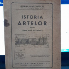 Istoria artelor pentru clasa VIII-a secundara - Sabina Diaconescu