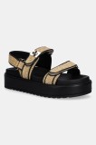 Steve Madden sandale Bigmona femei, culoarea bej, cu platforma, SM11003458