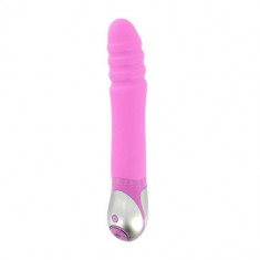 Vibratoare clasice - Vibe Therapy Ardoare Vibrator din Silicon cu 7 Functii Roz