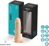 Prelungitor Penis Virgite &raquo;Realistic Sleeve&laquo; 17 cm - Natural