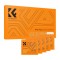 K&amp;F Concept KF08.036 10x15 cm șervețele umede pentru curățarea lentilelor/ochelarilor 120 buc.