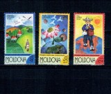 Moldova 2002 - Desene de copii, arta, serie neuzata