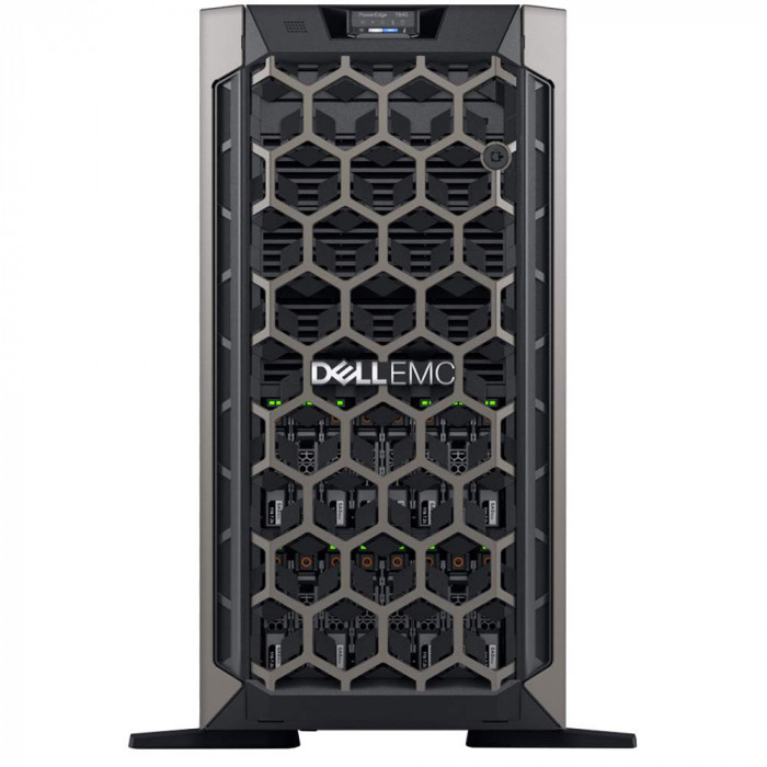 Server Refurbished Dell PowerEdge T440 Tower, 1 x Intel Octa Core Xeon Bronze 3106 1.70GHz, 32GB DDR4 ECC REG, 2 x SSD 250GB SAMSUNG 870 EVO, RAID PER