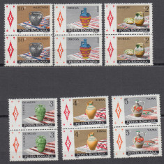 ROMANIA 1988 LP 1198 CERAMICA ROMANEASCA PERECHE SERII MNH