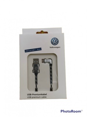 Cablu date / &amp;icirc;ncărcare usb - Tip C original Vw Volkswagen foto