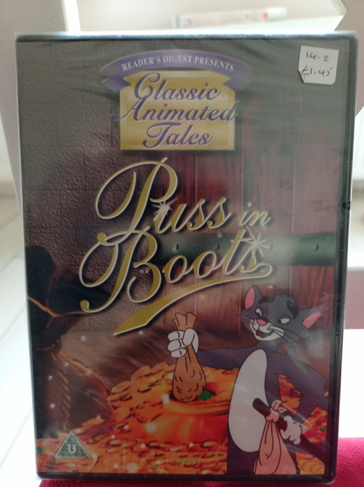 DVD - Puss in Boots - engleza SIGILAT