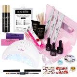 Cumpara ieftin Kit PolyGel Happy Nails cu Lampa #07 + Cutie compartimentata CADOU