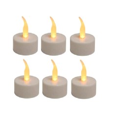Set 24 Lumanari LED Pastila cu Baterii Alb Cald Wei A13348 DNC50103 foto