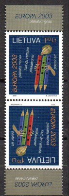 LITUANIA 2003, EUROPA CEPT, MNH, serie neuzata foto