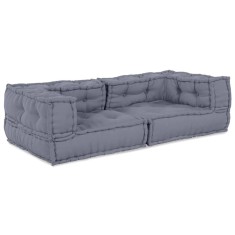 vidaXL Pernă Gri 140 x 70 x 36 cm Poliester
