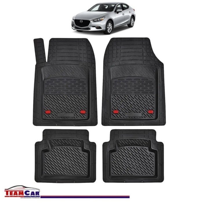 Covorașe Auto TeamCar&reg; Tip Tăviță Compatibile Mazda 3 BM/BN (2013&ndash;2019) - Sedan