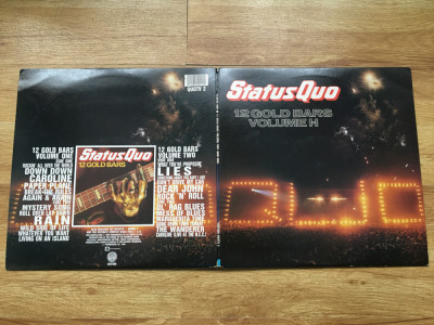 STATUS QUO - 12 GOLD BARS VOLUME 1 + 2 (2LP, 2 Viniluri,1984,vertigo,UK) vinyl foto