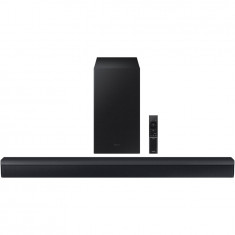 Soundbar Samsung HW-C450, 2.1, 300W, Bluetooth, Subwoofer Wireless, Dolby, Negru Titan