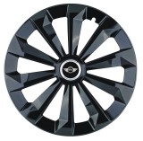 Cumpara ieftin Set 4 capace roti Fame Negru R15 pentru gama auto Mini