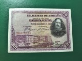 SPANIA 50 PESETAS 1928 SUPERBĂ