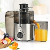 Cumpara ieftin Storcator de fructe, putere 800W, tub de alimentare larg - 65 mm, brat de blocare pentru siguranta, protectie la supra&icirc;ncălzire, adecvat pentru fructe