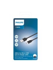Cablu Date Incarcare 2 M Usb-A La Micro Usb Philips foto