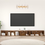 vidaXL Cabinet TV 3 pcs Lemn vechi 37 x 35 x 107.5 cm Lemn stratificat