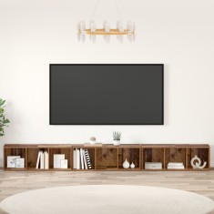 vidaXL Cabinet TV 3 pcs Lemn vechi 37 x 35 x 107.5 cm Lemn stratificat