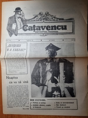 ziarul catavencu anul 1,nr. 10 foto