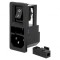 Conector Alimentare AC Tată 10A 250VAC IEC 60320