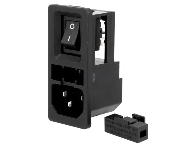 Conector Alimentare AC Tată 10A 250VAC IEC 60320