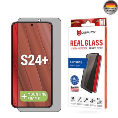 Folie pentru Samsung Galaxy S24 Plus - Displex Real Glass Privacy Full Cover - Black foto