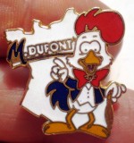 I.712 INSIGNA PIN FRANTA M. DUPONT COCOS h25mm email