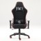 Scaun gaming GENATOR V9, piele ecologica ?i material textil, recliner, Negru/Ro?u Default Title