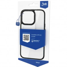 Husa spate Satin Armor 3MK pentru iPhone 15 Negru