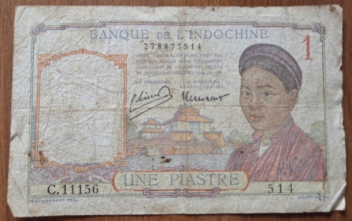 1 piastre ND Indochina