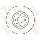 Disc frana Trw DF2566, parte montare : Punte fata
