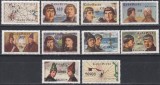 Capul Verde 1952 - Navigatori portughezi, RARA (2 val. cu sarniera), MNH/MH, Nestampilat