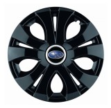 Cumpara ieftin Set 4 Capace Roti Top Negru R15, Compatibil Cu Subaru, Autohelix MSA