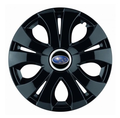Set 4 Capace Roti Top Negru R15, Compatibil Cu Subaru foto