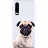 Husa silicon pentru Huawei P30, Simple Pug Selfie