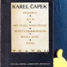 Teatru Talharul R.U.R. Din viata insectelor Reteta Makropolos Mama Karel Capek