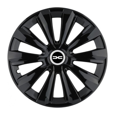 Set 4 Capace Roti Autohelix MSA&amp;reg; potrivite jantelor de 16 inch, pentru Dacia Nou model Delta Black foto