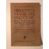 Biblioteca Marilor Procese: Procesul Livescu: Fraudele dela Teatrul Național din București (ilustrații de A. Murnu)