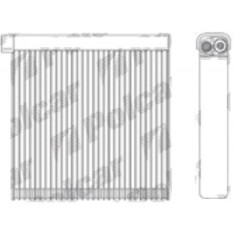 Evaporator aer conditionat Infiniti QX56, 2010- motor 5.6 V8, benzina, full aluminiu brazat, 235x220x40 mm, mm, mm, din spate, tehnologie cu curgere