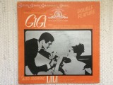 Double feature gigi / lili film disc vinyl lp muzica din filme soundtrack VG+, MGM rec