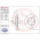 Set disc frana Toyota Corolla E12) 01.01-04.08, Corolla Estate ( E12) 03.01-12.08, Corolla Sedan ( E12) 08.00-12.08, Corolla Verso ( E12) 07.01-05.07