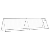Cumpara ieftin Cotet pentru pasari, gri, 400x105x91 cm, otel galvanizat
