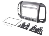 Cadru radio Hyundai 2 DIN negru-argintiu ACV pentru instalare auto