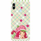 Husa silicon pentru Xiaomi Mi A2, Strawberry Girl