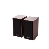 BOXE SPACER 2.0, RMS: 6W (2 x 3W), control volum, USB power, wooden, &quot;SPSK-201-WD&quot; (timbru verde 0.8 lei)